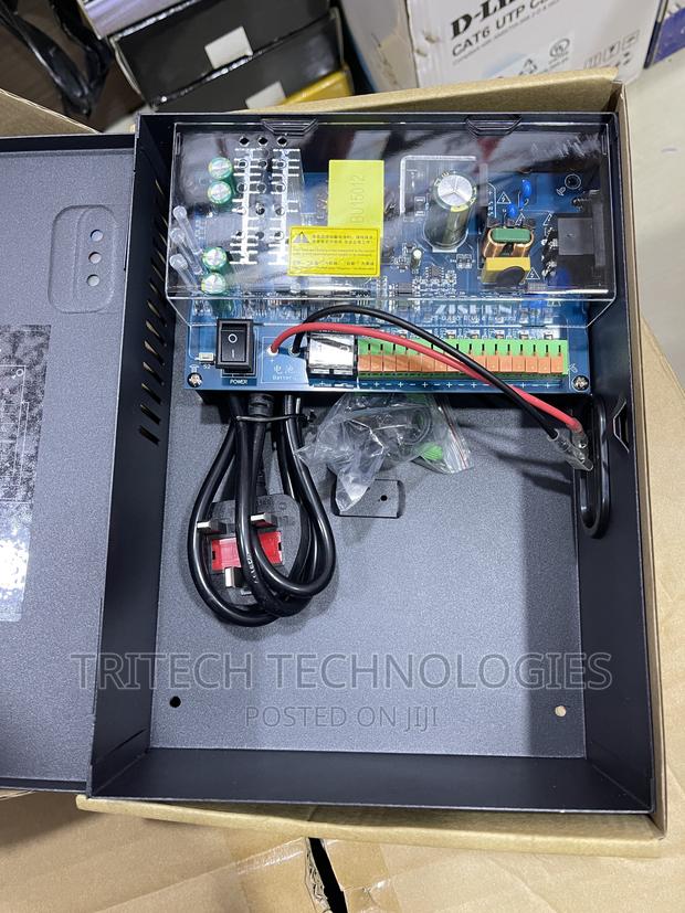Power Supply CCTV With Backup Battery 10amps And Powercable · Photo 1