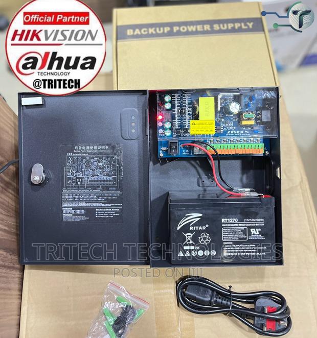 Power Supply CCTV With Backup Battery 10amps And Powercable · Photo 2
