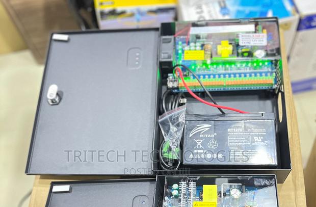 Power Supply CCTV With Backup Battery 20amps and Powercable · Photo 2