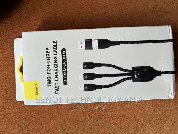 Baseus 3 in 2 USB C Cable for All Phones · Photo 4