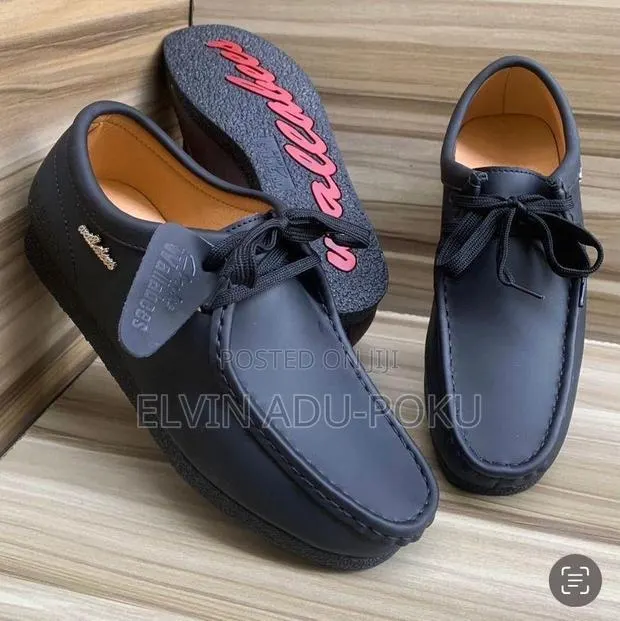 Clarks Originals Wallabee Leather ” Black” · Photo 1