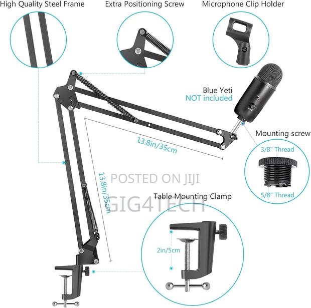 Desktop Mic Stand Microphone Boom Arm · Photo 2