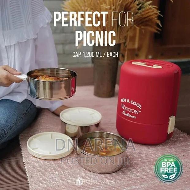 Hot Cool Food Flask
With 3 Inner Stainless Steel Bowls · Photo 2