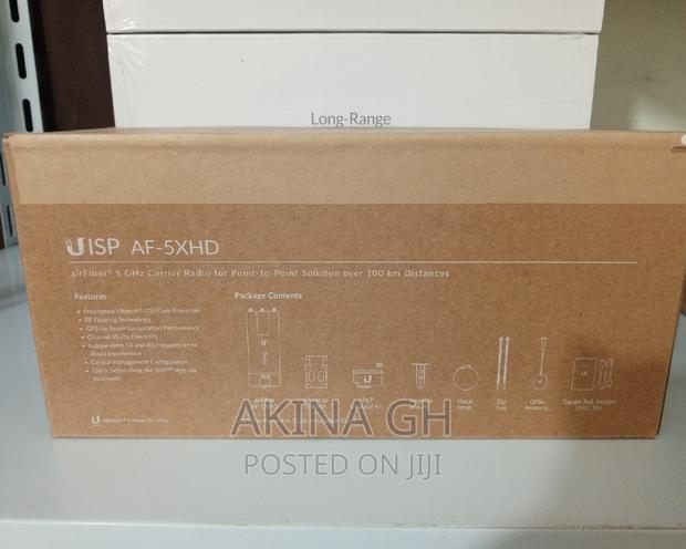 Ubiquiti Airfiber
5ghz Point-to-Point Gigabit Radio Af-5xhd · Photo 4