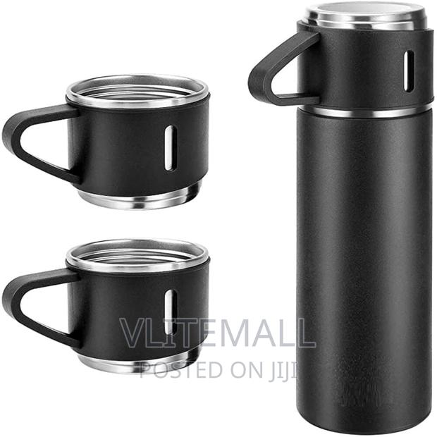Black Vacuum Flask Set · Photo 1