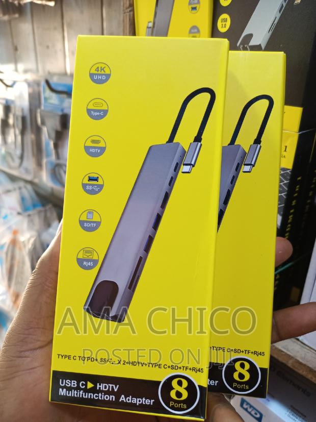Type C to Hdmi Adapter (8 in 1 Without Vga) · Photo 1