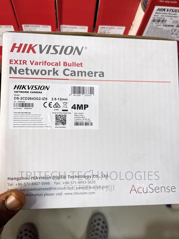 Hikvision Ds-2cd2643g2-Izs 4mp Motorized Varifocal Bullet · Photo 2