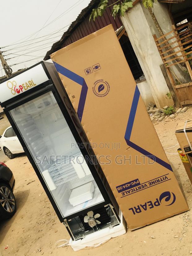 PVC-424-2b Singledoor Glass Pearl Display Electric Fridge · Photo 1