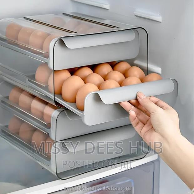 32 Grid Capacity , Two Layers, Stackable Egg Storage · Photo 7