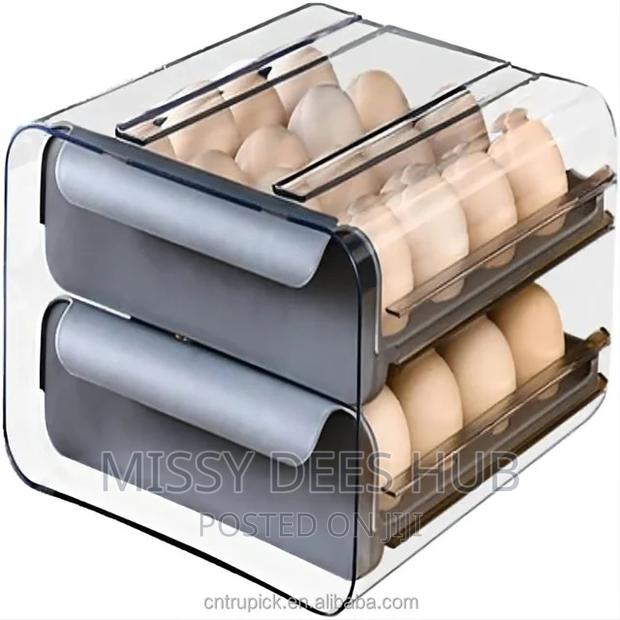 32 Grid Capacity , Two Layers, Stackable Egg Storage · Photo 8