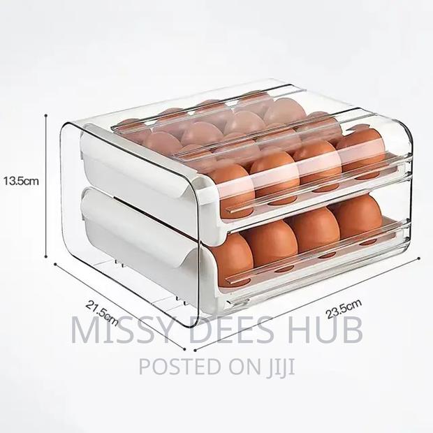 32 Grid Capacity , Two Layers, Stackable Egg Storage · Photo 5