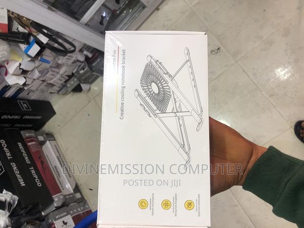 Foldable Aluminum Laptop Stand With Cooling Fan · Photo 1