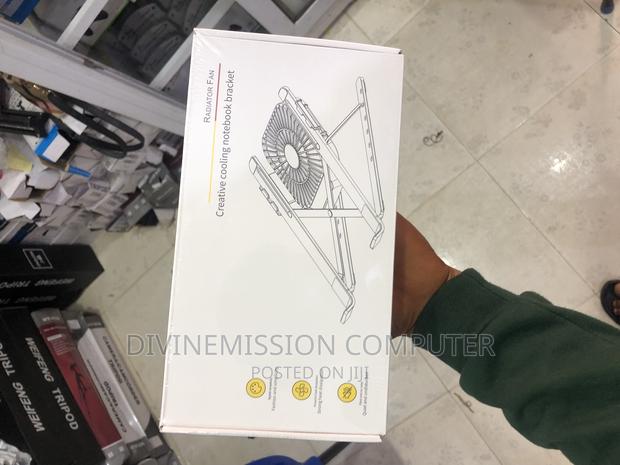Foldable Aluminum Laptop Stand With Cooling Fan · Photo 7