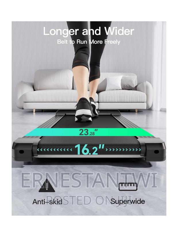 Slim Foldable Portable Treadmill With Bluetooth Connectivity · Photo 4