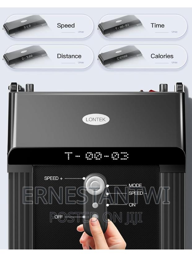 Slim Foldable Portable Treadmill With Bluetooth Connectivity · Photo 8