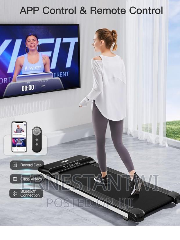Slim Foldable Portable Treadmill With Bluetooth Connectivity · Photo 1