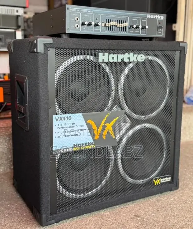 Hartke VX410 Bass Speaker Combo With Hartke HA3500 Bass Amplifier Head · Photo 1