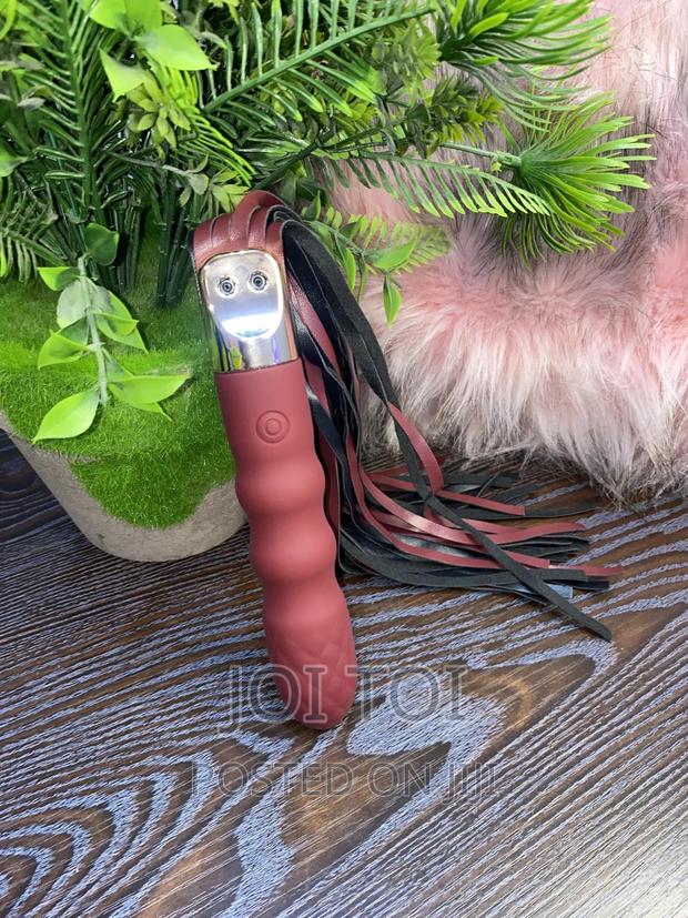 2in1 Leather Whip With 10 Speeds Vibrator · Photo 1