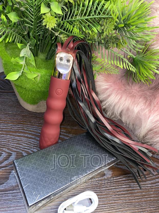 2in1 Leather Whip With 10 Speeds Vibrator · Photo 2