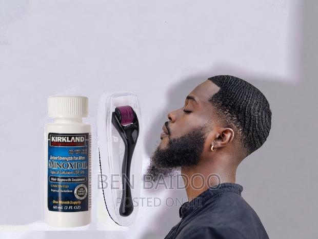 Active Derma Roller And Kirk Minox. Bottle · Photo 1