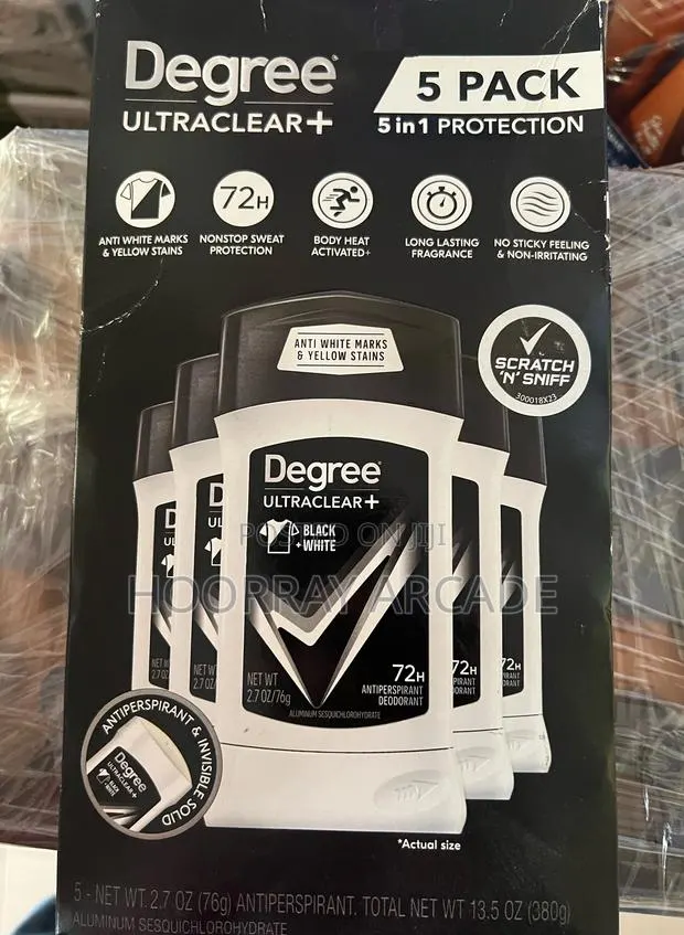 Degree Ultraclear+ 5 Pack Deodorant (5 in 1 Protection) · Photo 1
