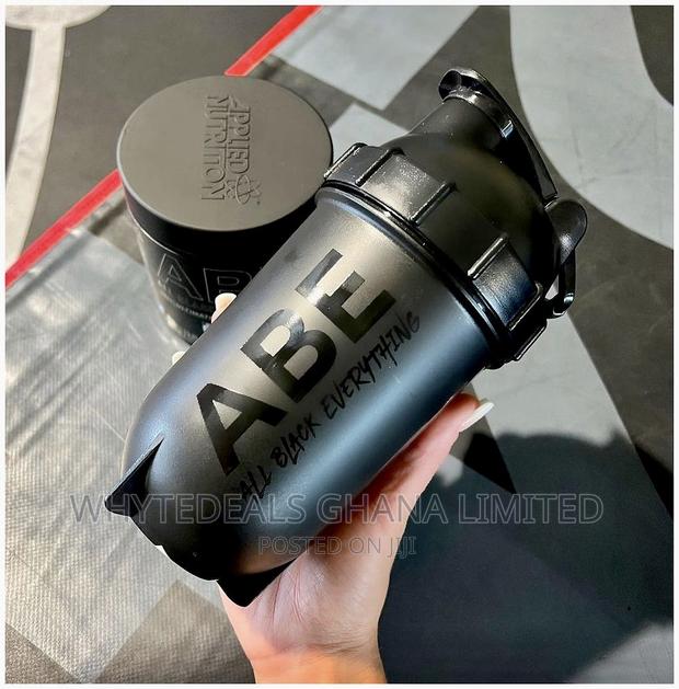 Abe Bullet Protein Shaker Water Bottle for Gym/ Smoothies