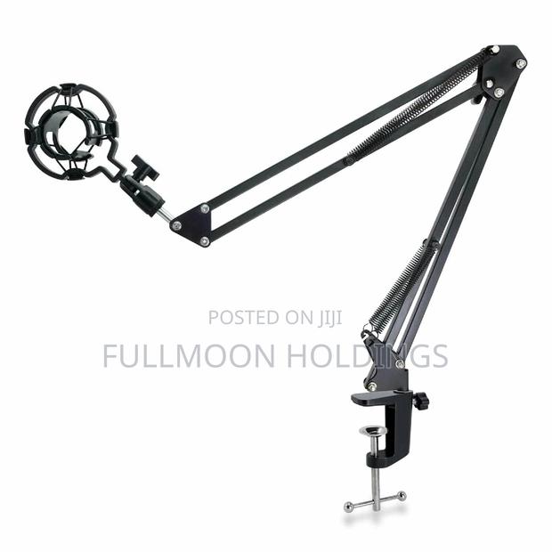 Adjustable Microphone Stand Suspension Boom Scissor Arm Mic · Photo 2