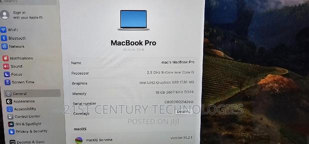 New Laptop Apple MacBook Pro 2019 16GB Intel Core I9 SSD 1T · Photo 4