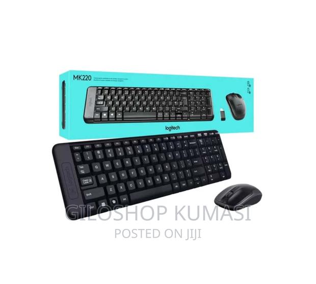 Logitech Mk220 Wireless Keyboard and Mouse Bundle · Photo 1