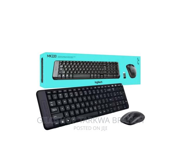 Logitech Mk220 Wireless Keyboard and Mouse Bundle · Photo 1
