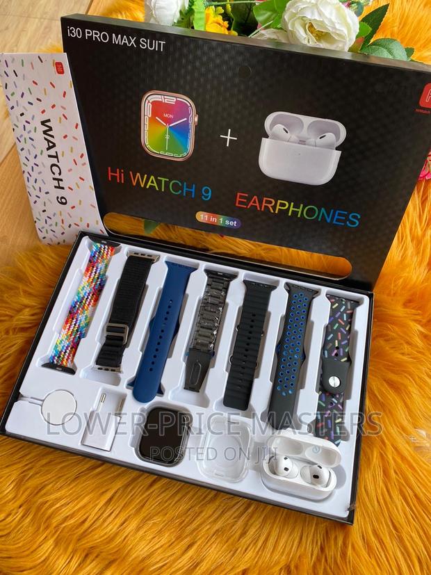 Airpods + Smartwatch (11 in 1) With 8 Straps · Photo 2