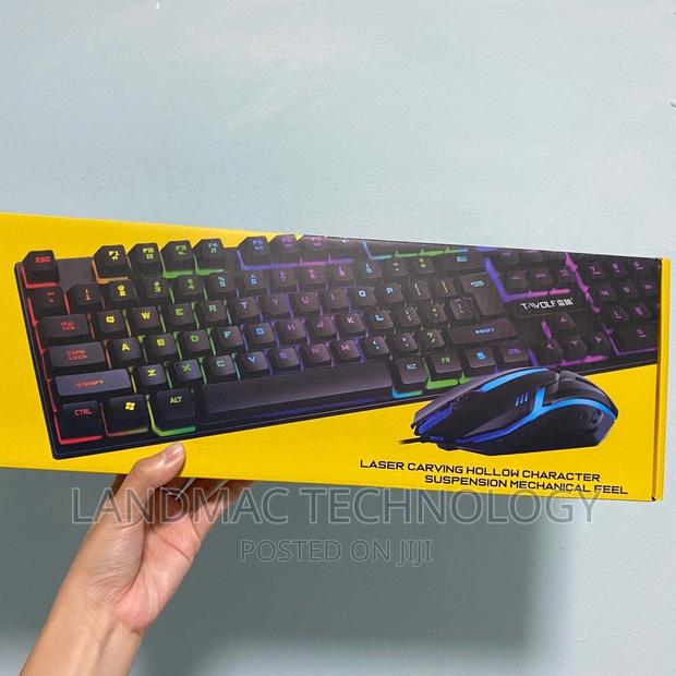 TF200 Wired USB Keyboard Mouse Luminous Keyboard and Mouse · Photo 2