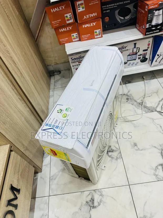 Zealous Sleek White 1.5hp R410 Split Air Conditioner Copper Condenser, · Photo 1