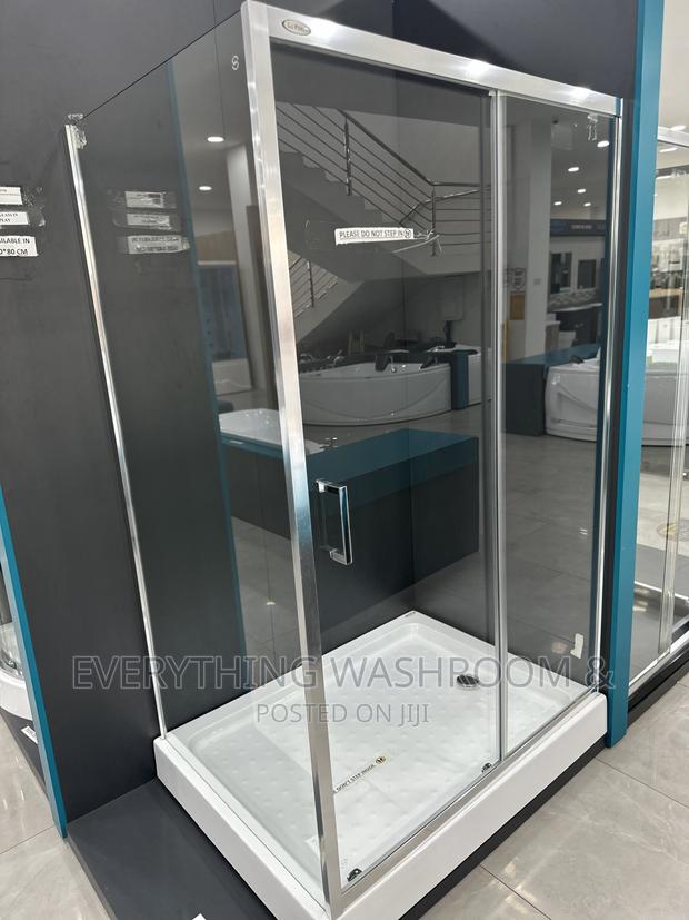 Shower Cubicle 120x90cm_shower Glass_shower Room_clear Shower Glass · Photo 1