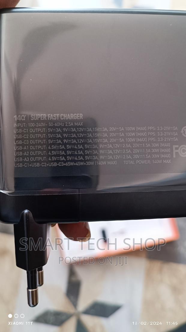 Ldnio140w 6 Port Pd Qc3.0 Gan Fast Charger for Laptop iPhone · Photo 5