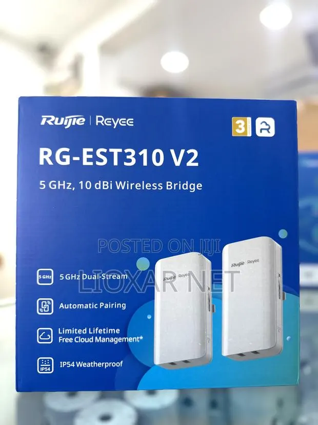 Ruijie RG-EST310 V2 5GHZ, 10dBi Wireless Bridge