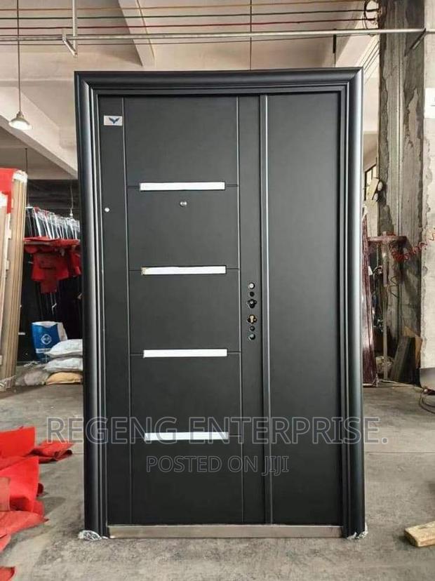 Security Door With (12 Locks) Black. · Photo 1