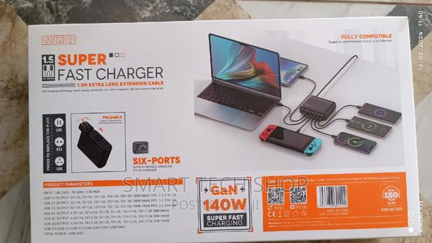 Ldnio140w 6 Port Pd Qc3.0 Gan Fast Charger for Laptop iPhone · Photo 7