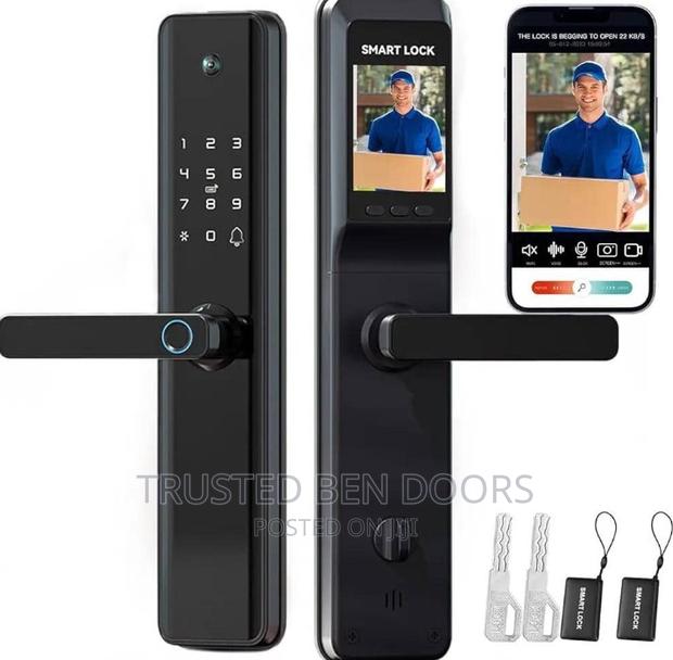 Tuya Wi_fi Biometric Smart Lock [Card+Code+Finger+Keys+Wifi] · Photo 1