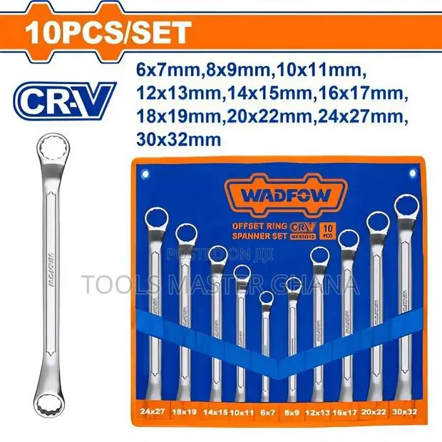 10 PCS Offset Ring Spanner Set # Wfs5m10 · Photo 1