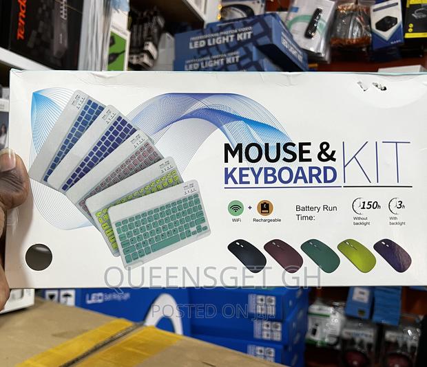 Wireless Chargeable, Bluetooth Keyboard With Mouse · Photo 2