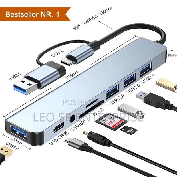 8 in 1 Type C and Usb Docking Station · Photo 1