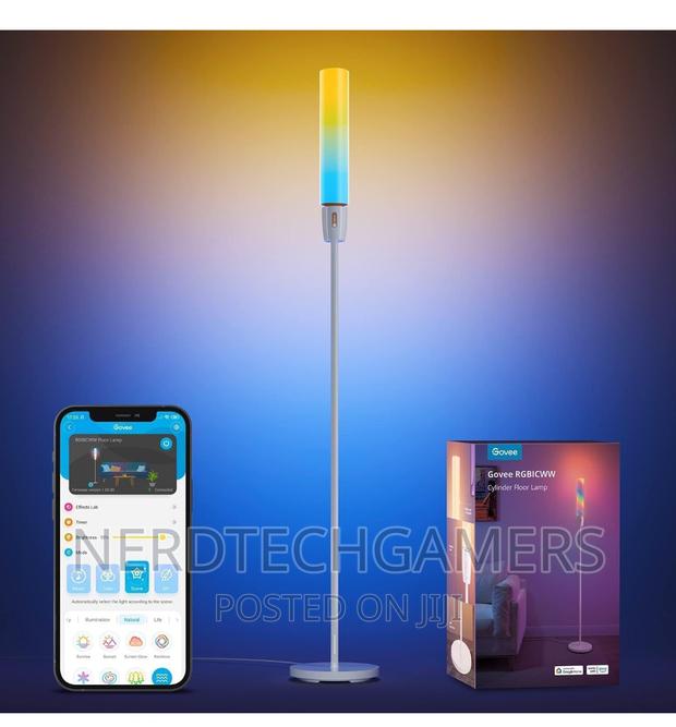 Govee RGBIC Cylinder Floor Lamp · Photo 2