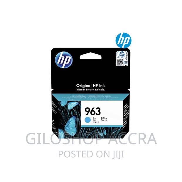 Hp 963 Cyan Original Ink Cartridge 3ja23ae · Photo 1