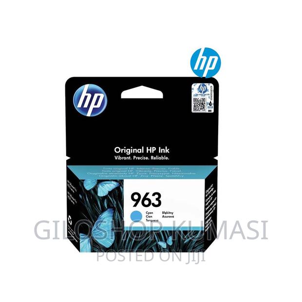 Hp 963 Cyan Original Ink Cartridge 3ja23ae · Photo 1
