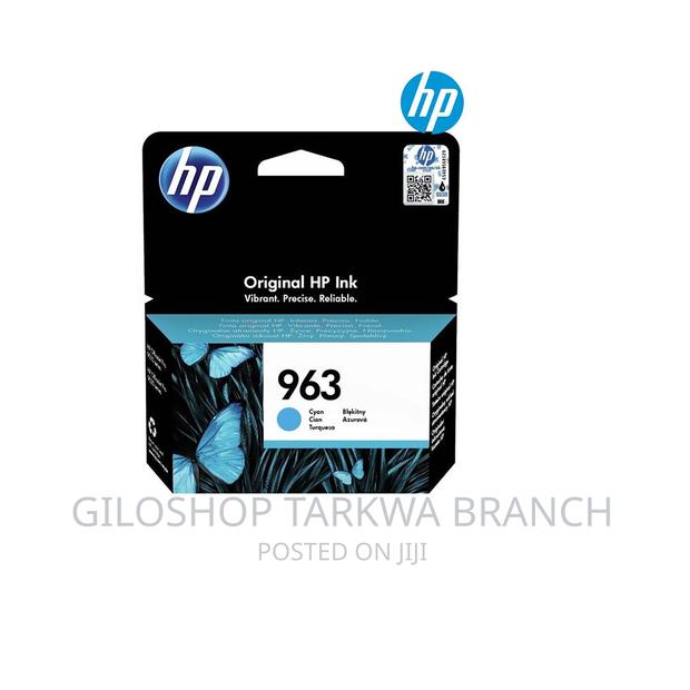 Hp 963 Cyan Original Ink Cartridge 3ja23ae · Photo 1