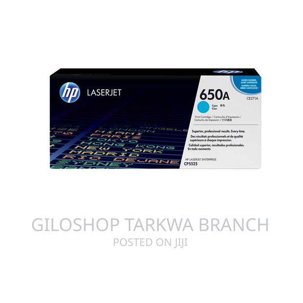 HP 650A Cyan Original Laserjet Toner Cartridge, CE271A · Photo 1