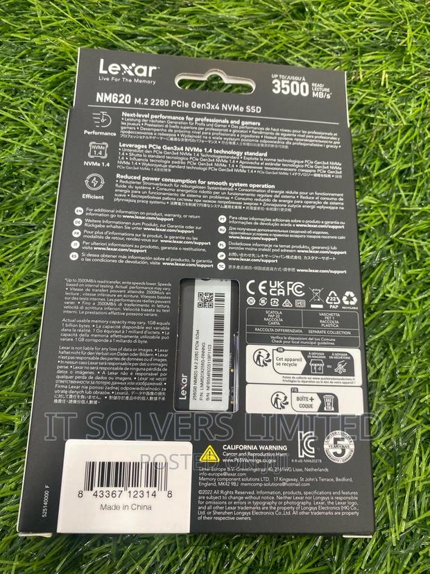 256gb M.2 Nvme Lexar SSD · Photo 2