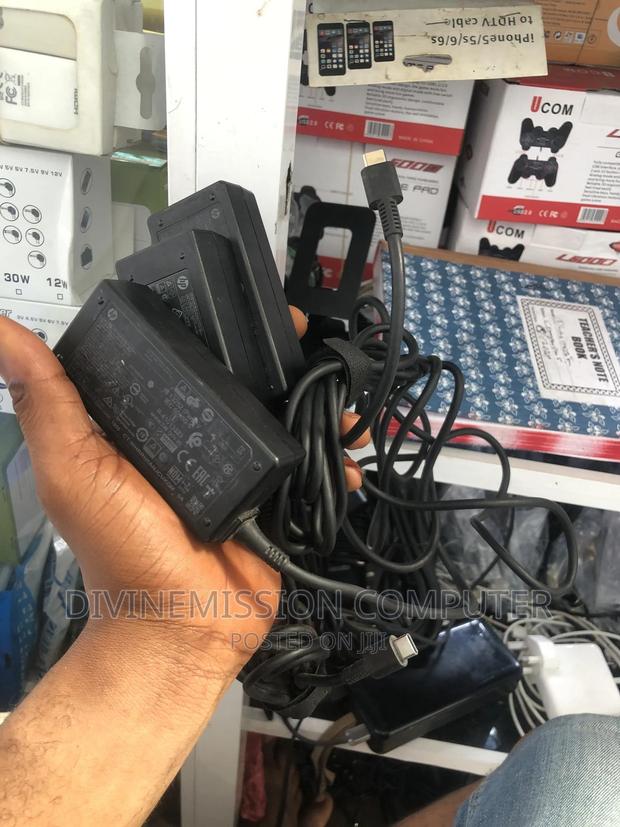 HP Original Home Used Type C Charger,5v to 20v. 45w · Photo 2