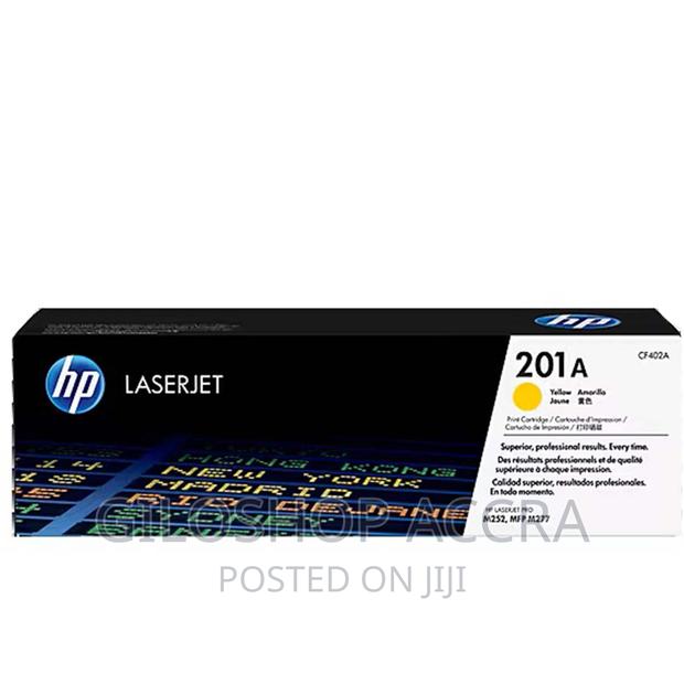 Hp 201a Yellow Original Laserjet Toner Cartridge Cf402a · Photo 1
